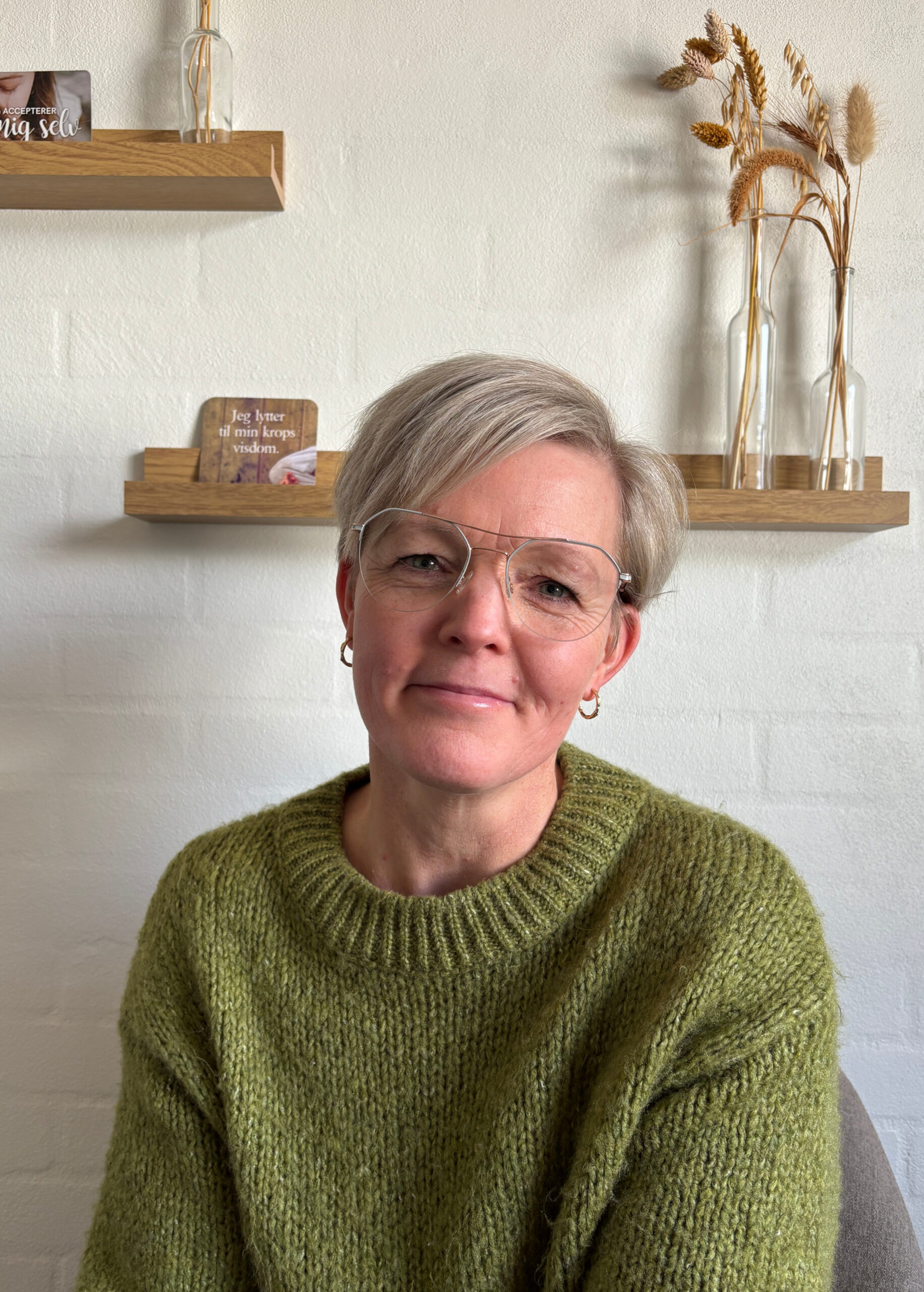 billede grøn bluse